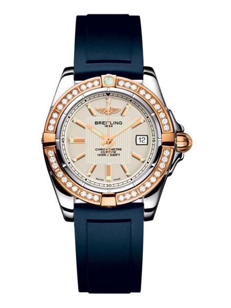 Breitling Galactic 32 Stainless Steel / Rose Gold / Diamond / 